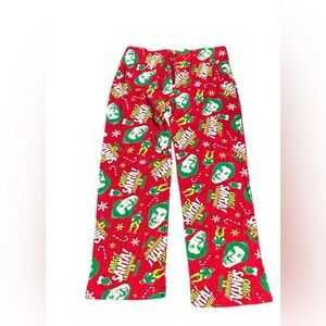 🎄 ELF “OMG! Santa!” Men’s Christmas Pants – 100% Cotton